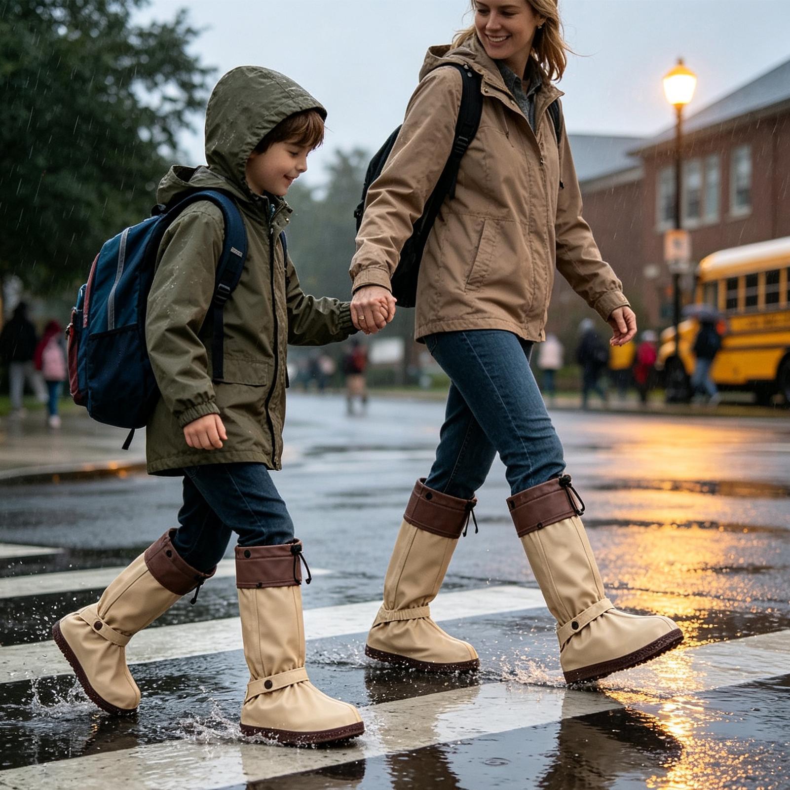 Couvre-chaussures de pluie à f - Cycling Commute In Rain avis et prix