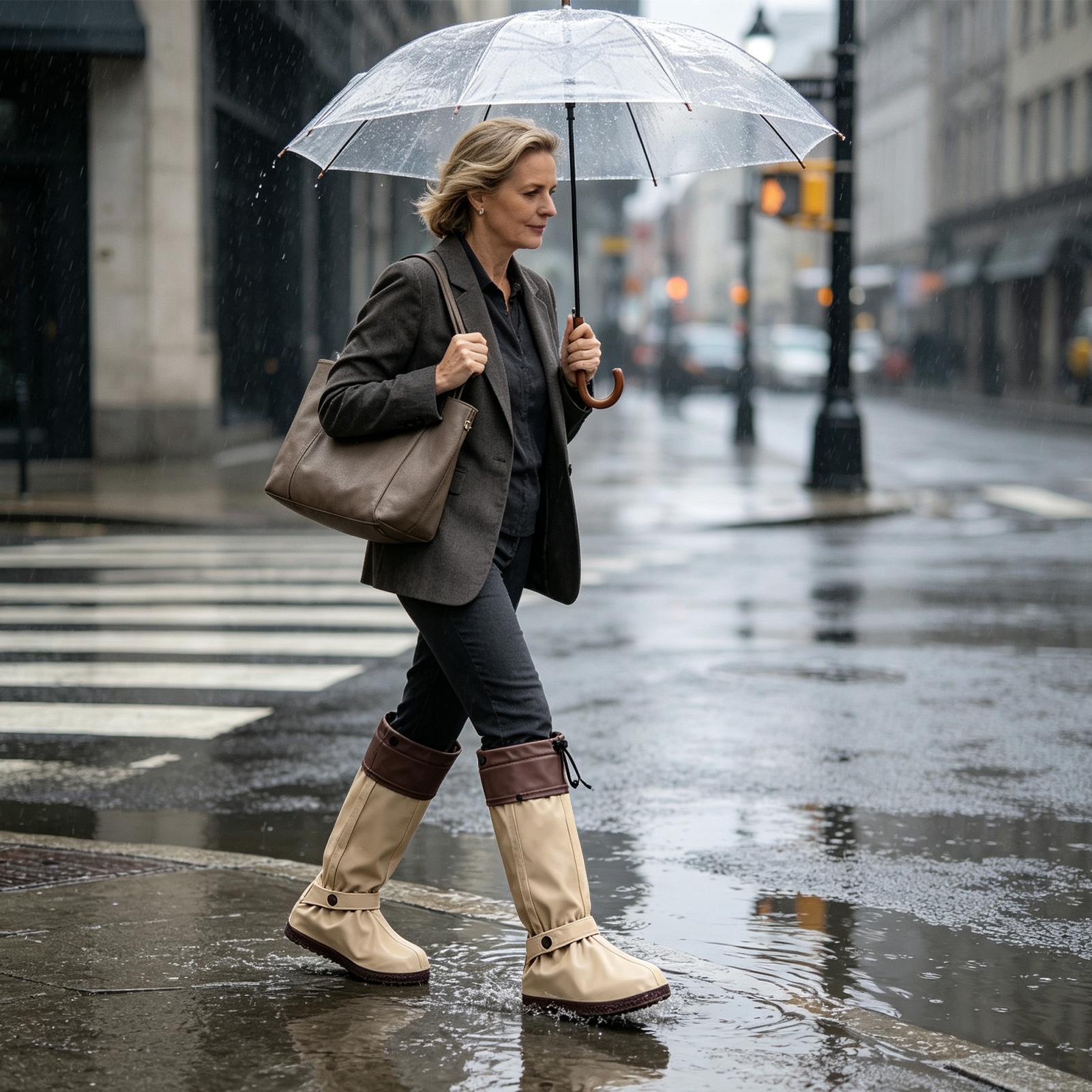 Couvre-bottes de pluie à ferme - Cycling Commute In Rain avis et prix
